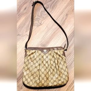 Vintage Gucci Crossbody INTERIOR STAINS  LINING DAMAGE
